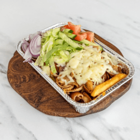 Kapsalon met döner, kaas en verse salade van Turquoise Leeuwarden