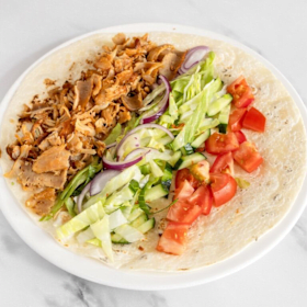 Döner wrap met verse groenten van Turquoise Leeuwarden
