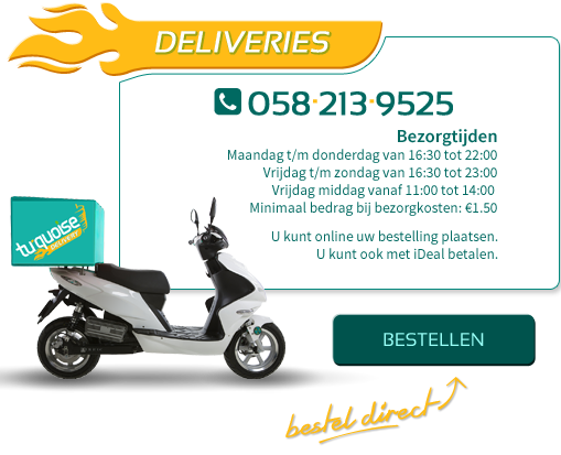Delivery Turquoise Leeuwarden